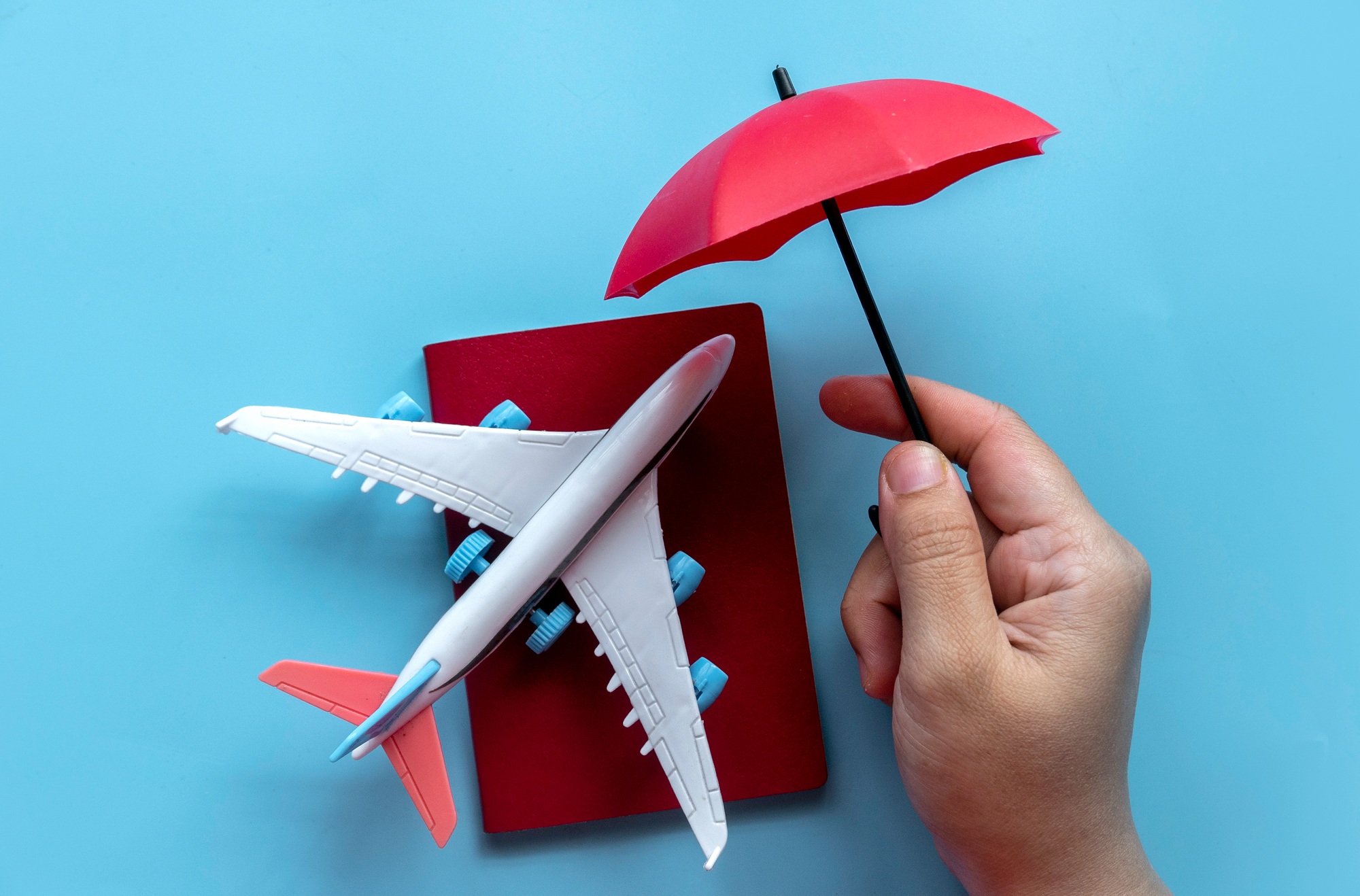 Concept d'assurance voyage. Voyage de sécurité.