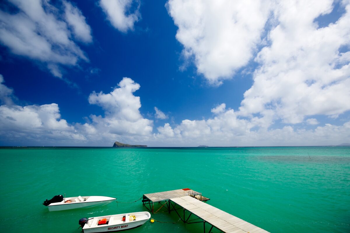 Jetée à l'île Maurice
