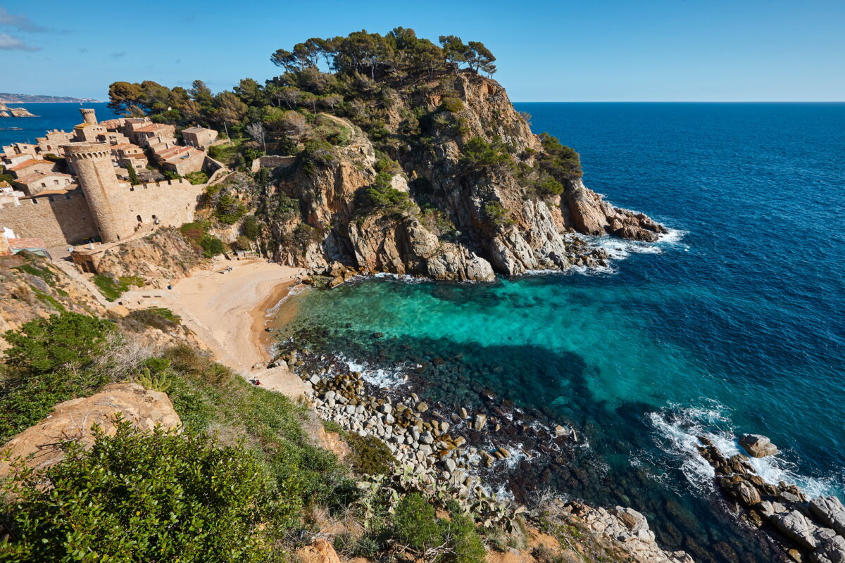 Pittoresque ville méditerranéenne de Tossa de Mar. Catalogne, Espagne