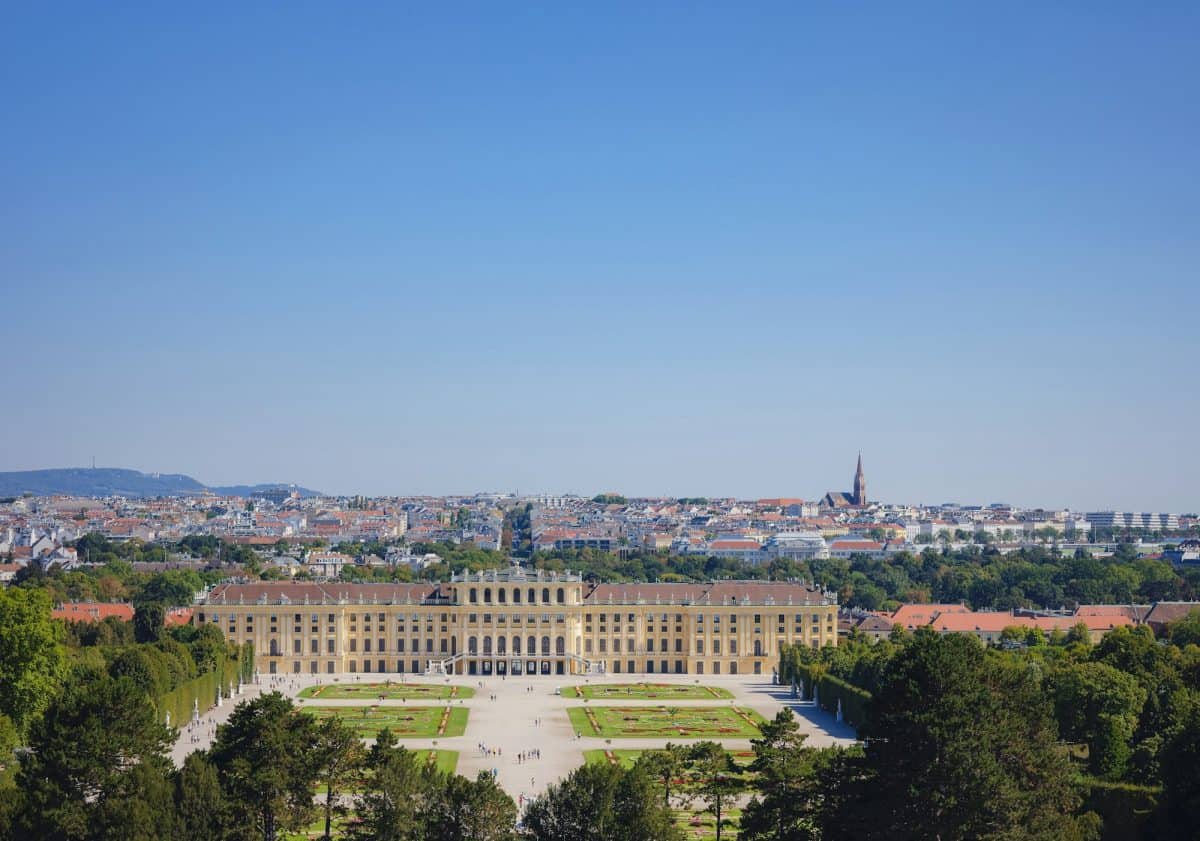 Schoenbrunn is the main summer residence of the Austrian emperors.