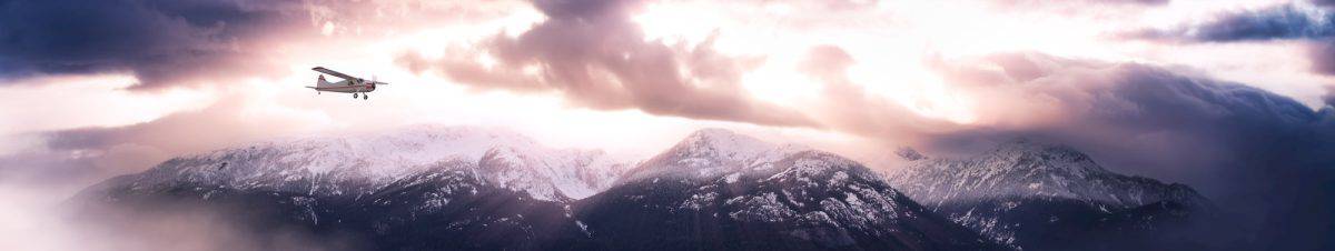 Panoramic view of the Canadian mountains